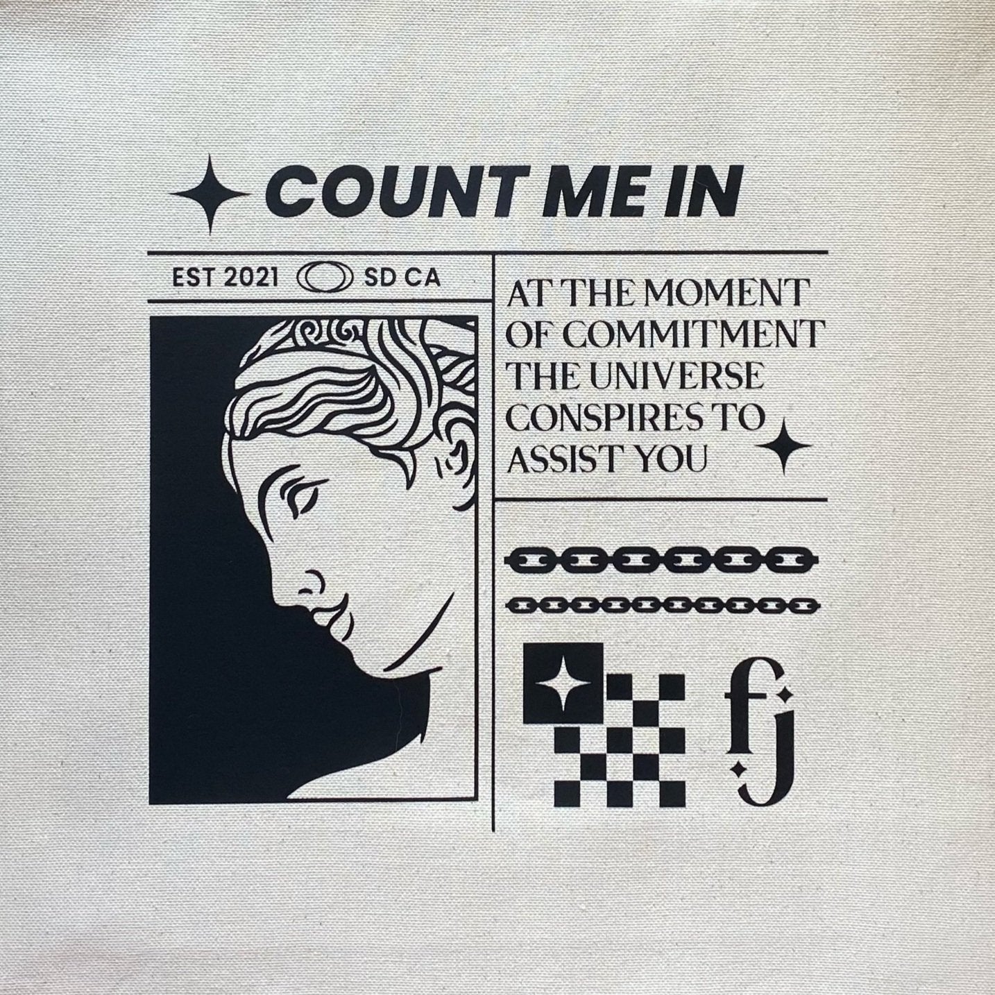 Count Me In Tote